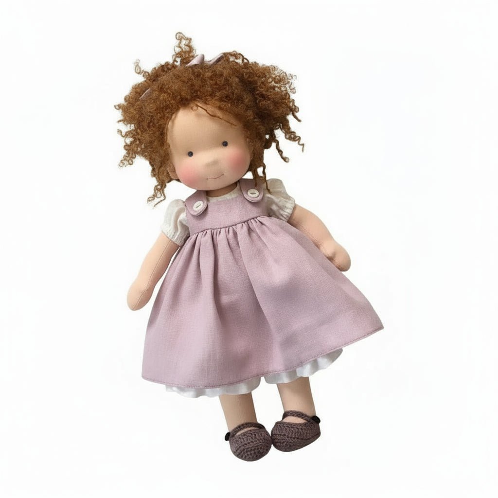 ELORA – Handmade Waldorf Doll Made of Cotton