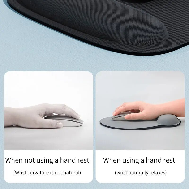 ERGOWRIST – Colorful Large Wrist Mouse Pad with Thickened Non-Slip EVA Support