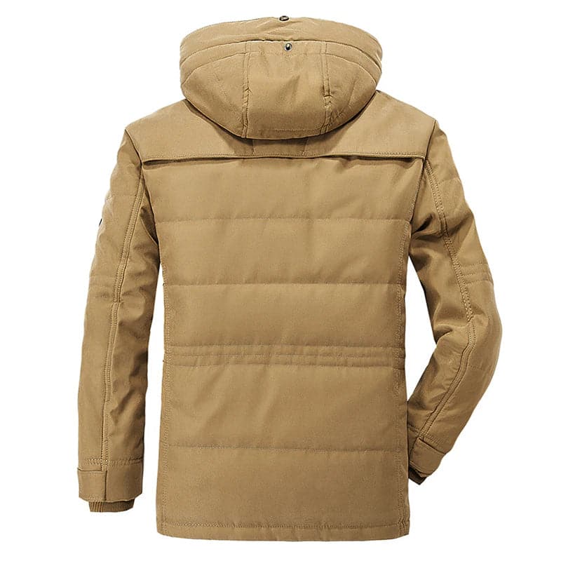 EVERECO – Sustainable Men's Insulated Winter Jacket with Rain Resistant Finish