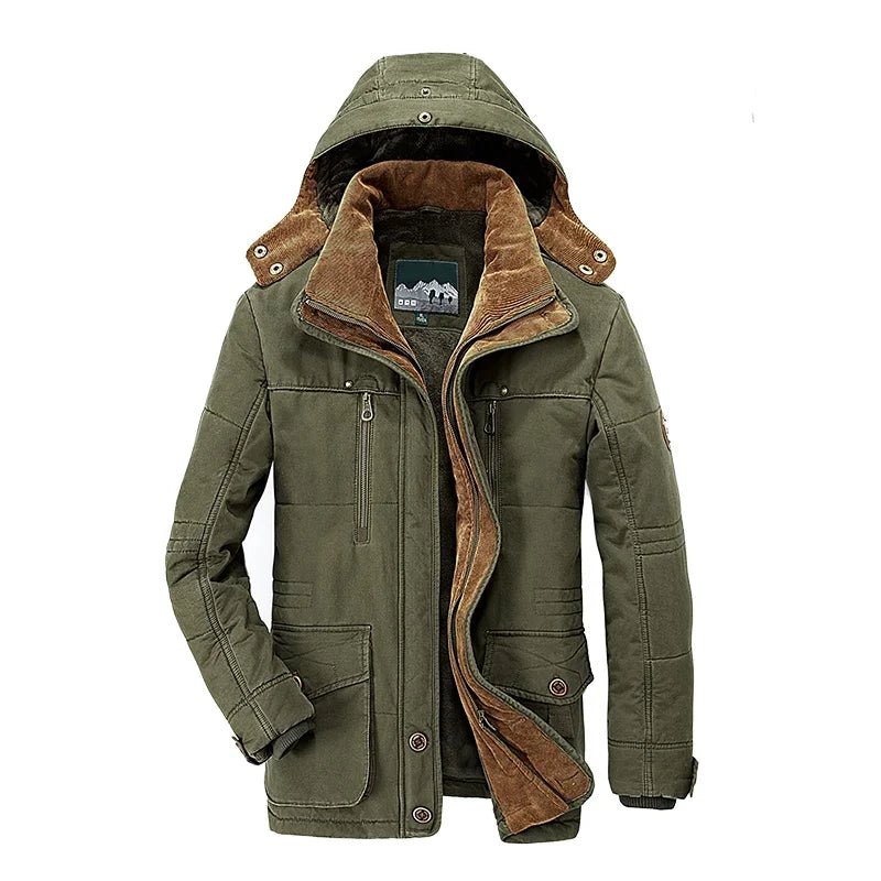 EVERECO – Sustainable Men's Insulated Winter Jacket with Rain Resistant Finish