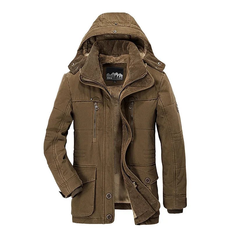 EVERECO – Sustainable Men's Insulated Winter Jacket with Rain Resistant Finish