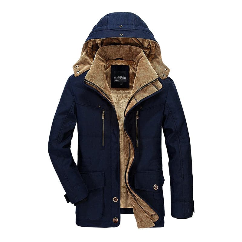 EVERECO – Sustainable Men's Insulated Winter Jacket with Rain Resistant Finish