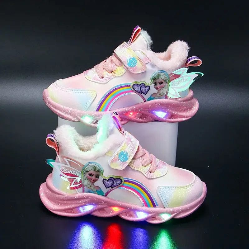 FAIRYFLASH – LED Princess Sneakers with Child-Safe Traction Control
