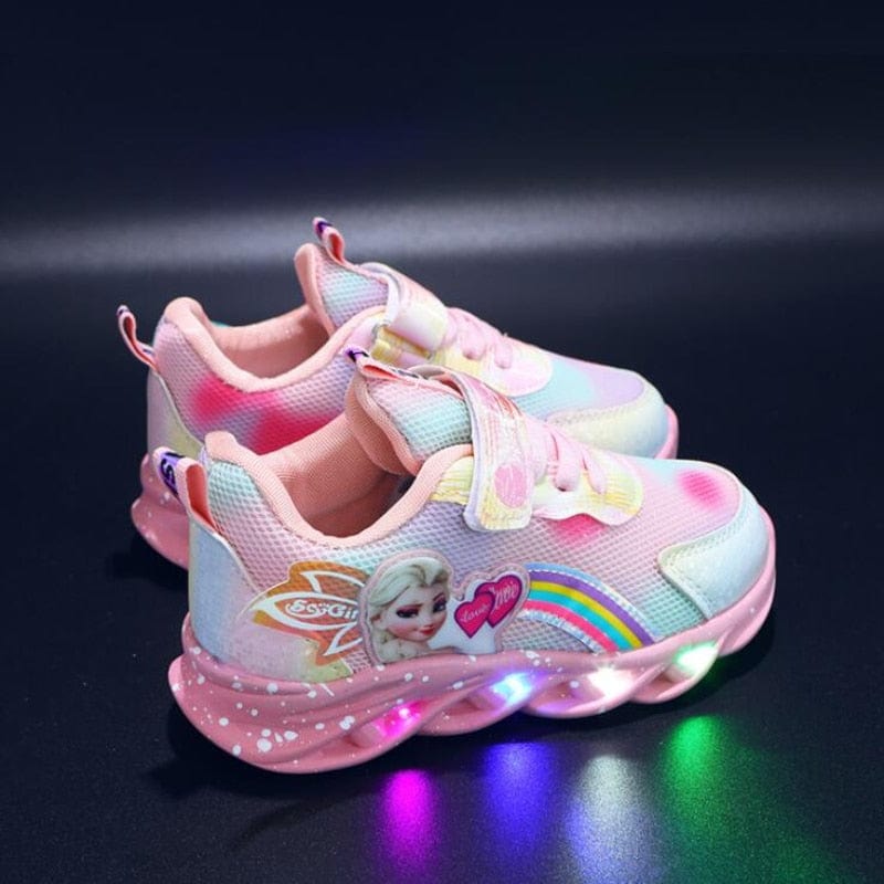 FAIRYFLASH – LED Princess Sneakers with Child-Safe Traction Control