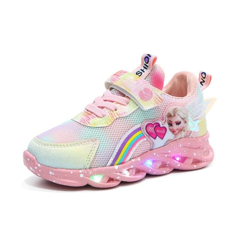 FAIRYFLASH – LED Princess Sneakers with Child-Safe Traction Control