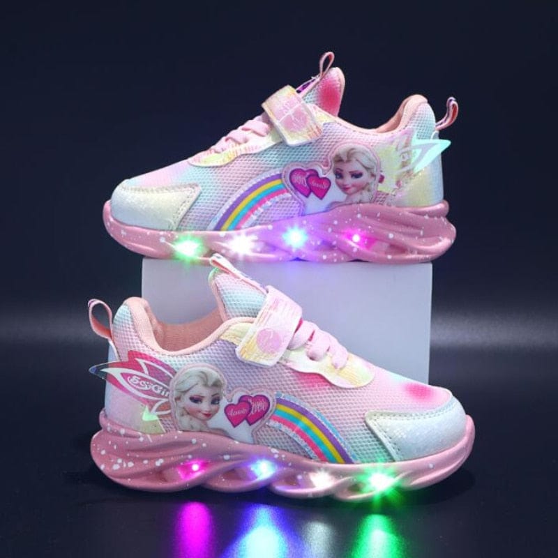 FAIRYFLASH – LED Princess Sneakers with Child-Safe Traction Control