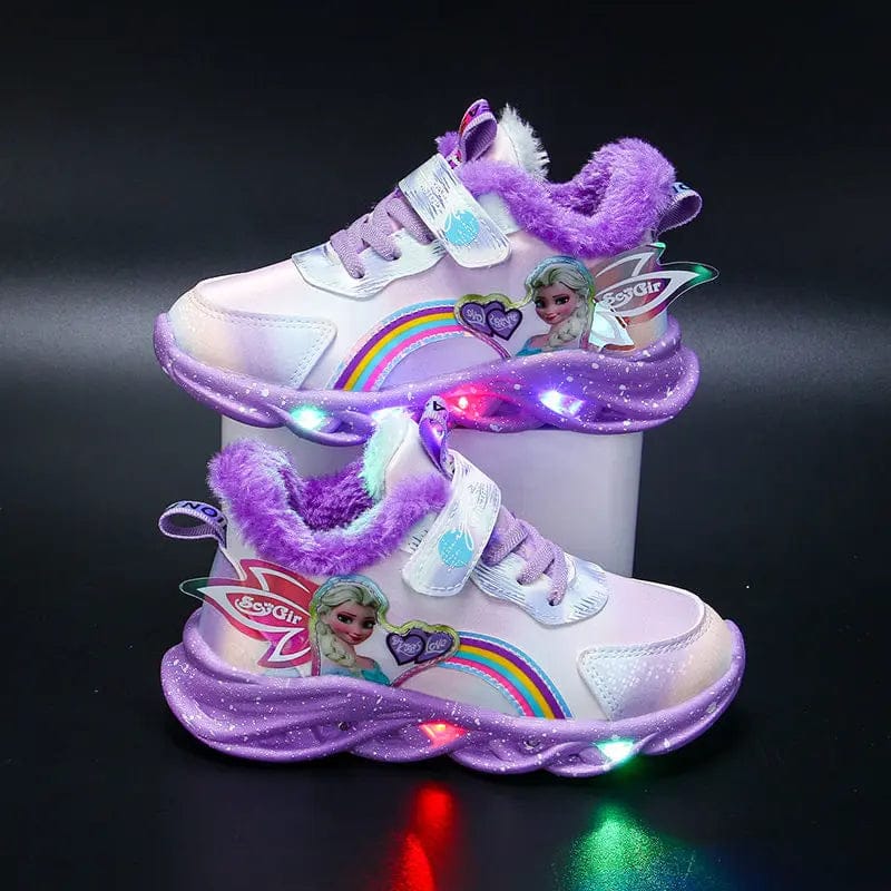 FAIRYFLASH – LED Princess Sneakers with Child-Safe Traction Control