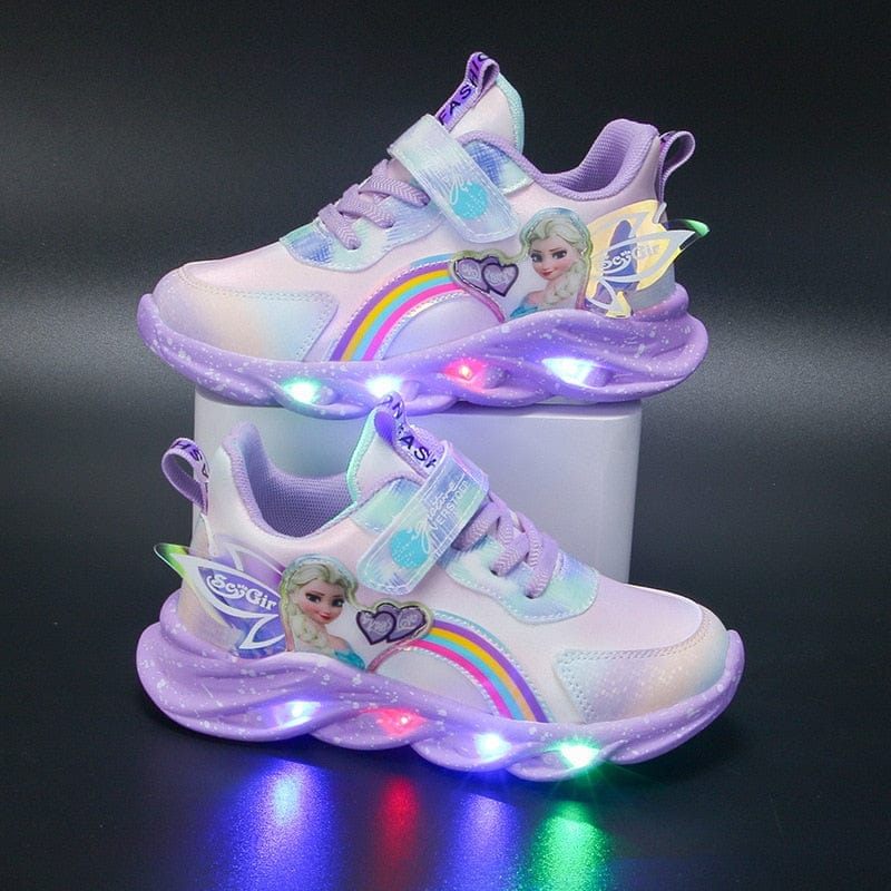FAIRYFLASH – LED Princess Sneakers with Child-Safe Traction Control