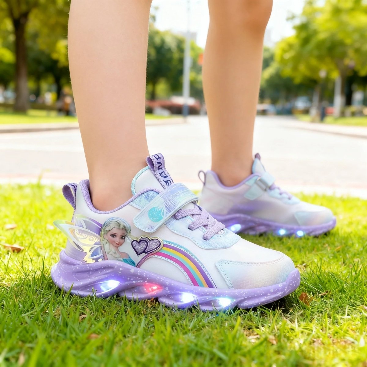 FAIRYFLASH – LED Princess Sneakers with Child-Safe Traction Control