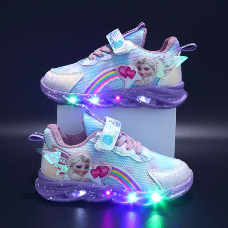 FAIRYFLASH – LED Princess Sneakers with Child-Safe Traction Control