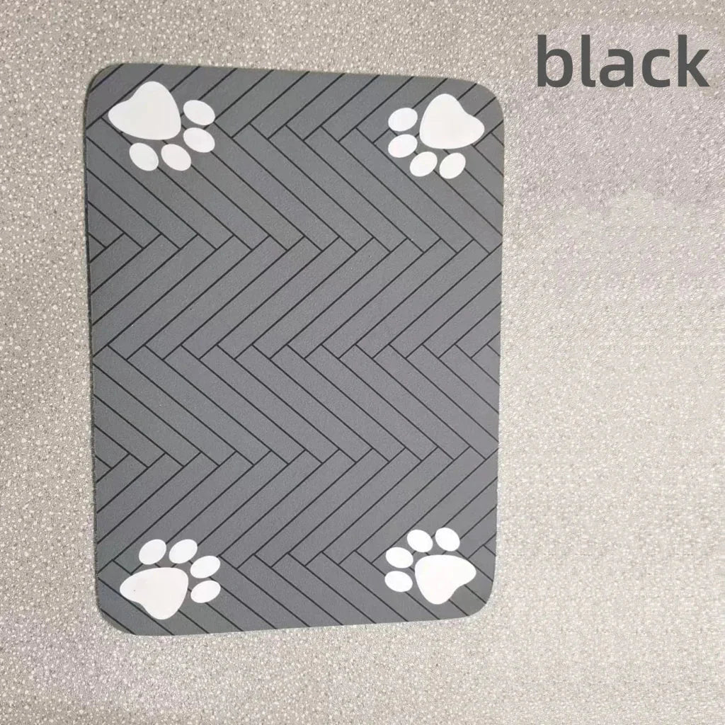 FEEDDRY – Absorbent Pet Bowl Mat for Clean Floors