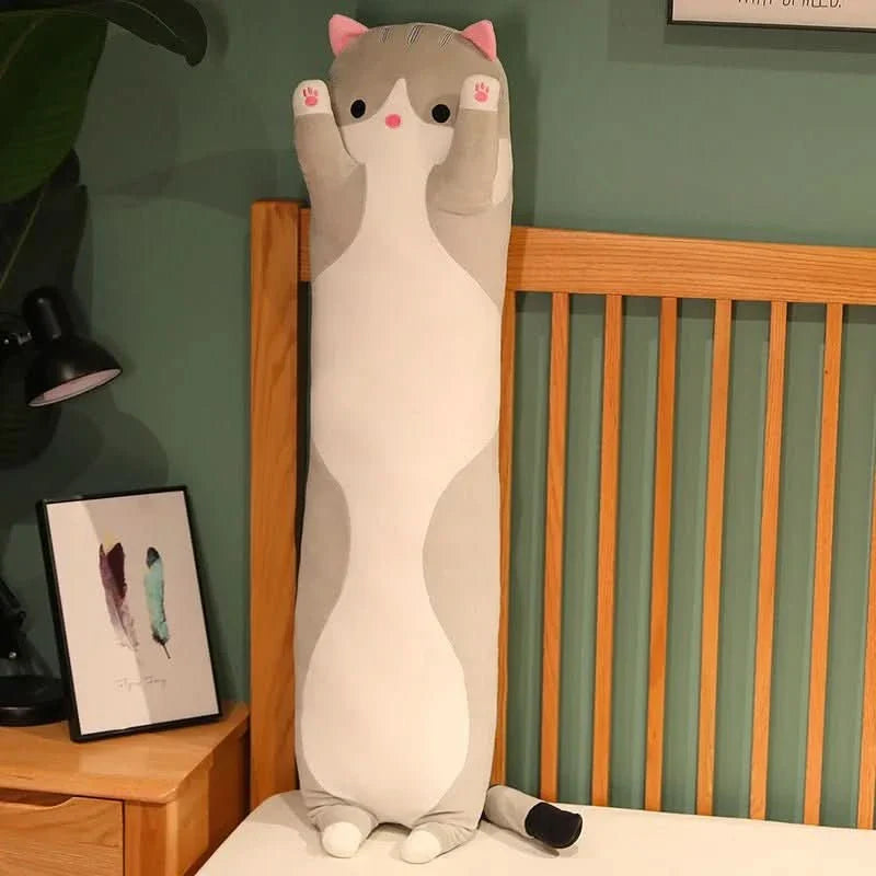 FELINEDREAM – Soft Plush Cat Pillow for Kids