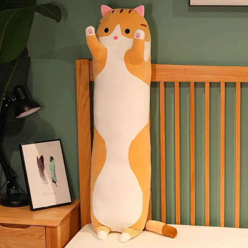 FELINEDREAM – Soft Plush Cat Pillow for Kids