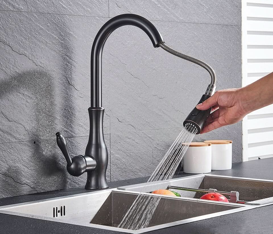 Flexflow – Extendable Stainless Steel Kitchen Tap for Flexible Rinsing