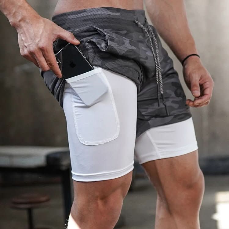 FORCECAMO – Men’s Camouflage Sports Shorts with Comfort & Flexibility