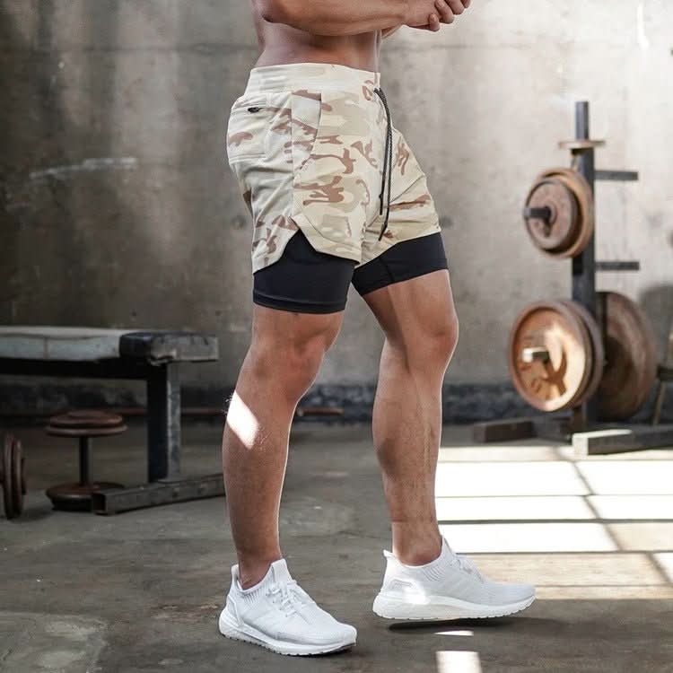 FORCECAMO – Men’s Camouflage Sports Shorts with Comfort & Flexibility