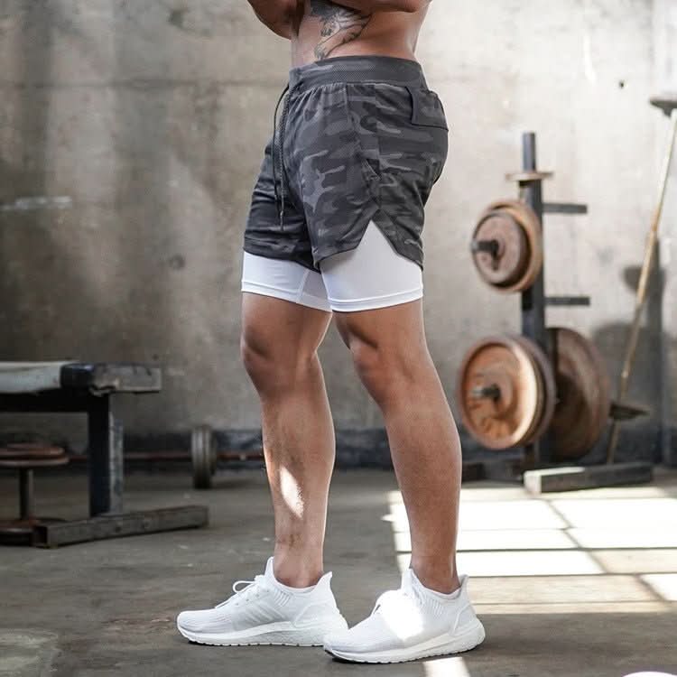 FORCECAMO – Men’s Camouflage Sports Shorts with Comfort & Flexibility