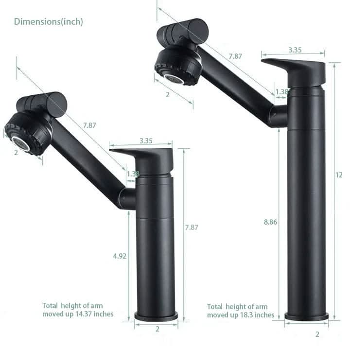 Flexispout – 360° Flexible Faucet with Spray Mode for Sink Comfort