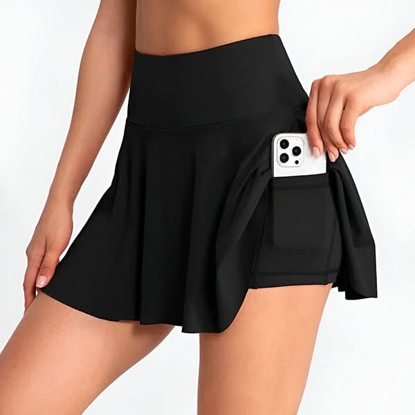 FLEXMOVE SKIRT – Sporty Women's Skirt with Built-In Shorts for Active Days