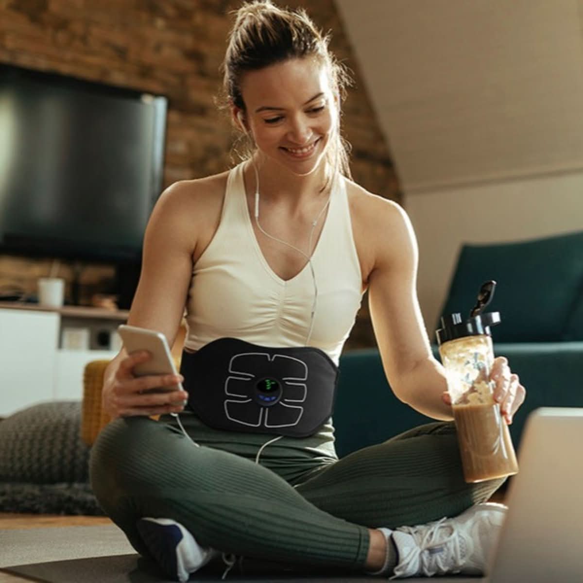 FlexTone Sculpt – EMS Ab Muscle Trainer for Toned Core