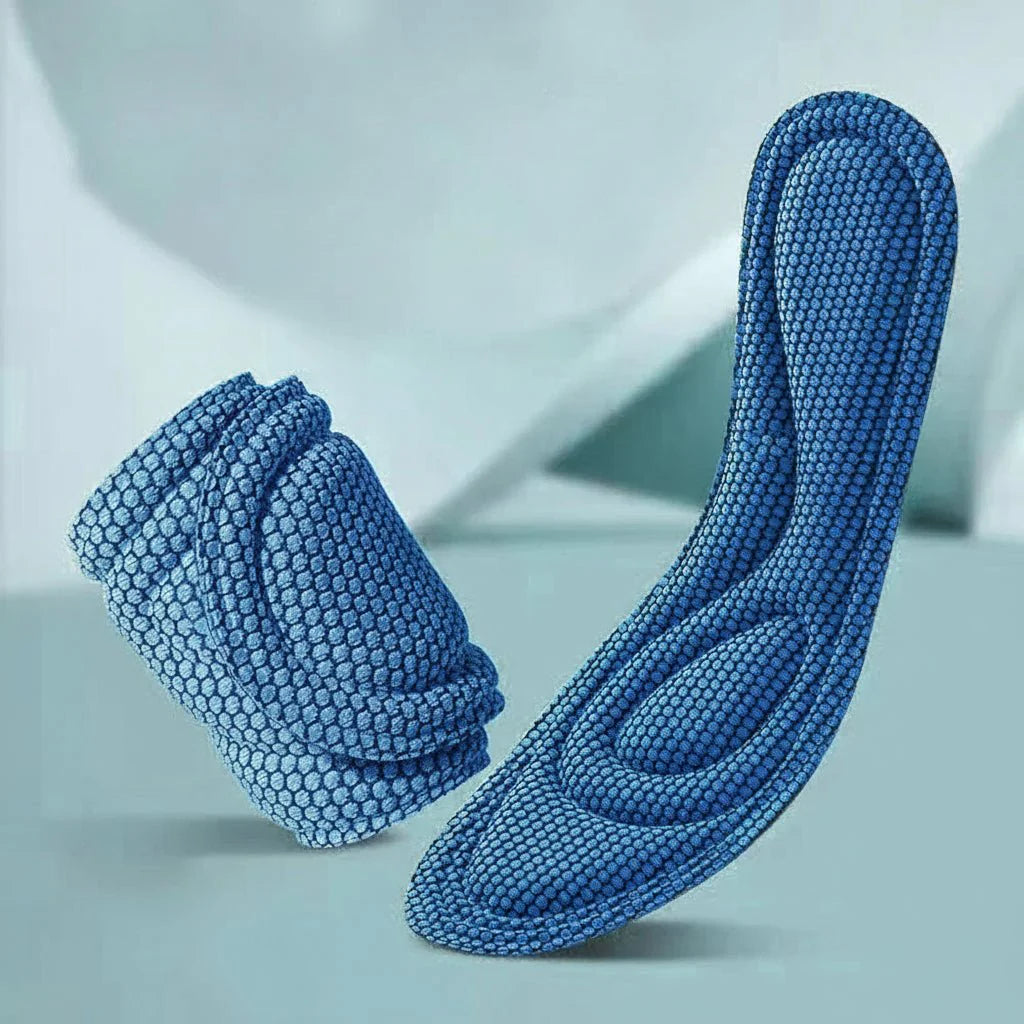FOAMCARE – Memory Foam Orthopedic Insoles with Sweat Absorption & Odor Control