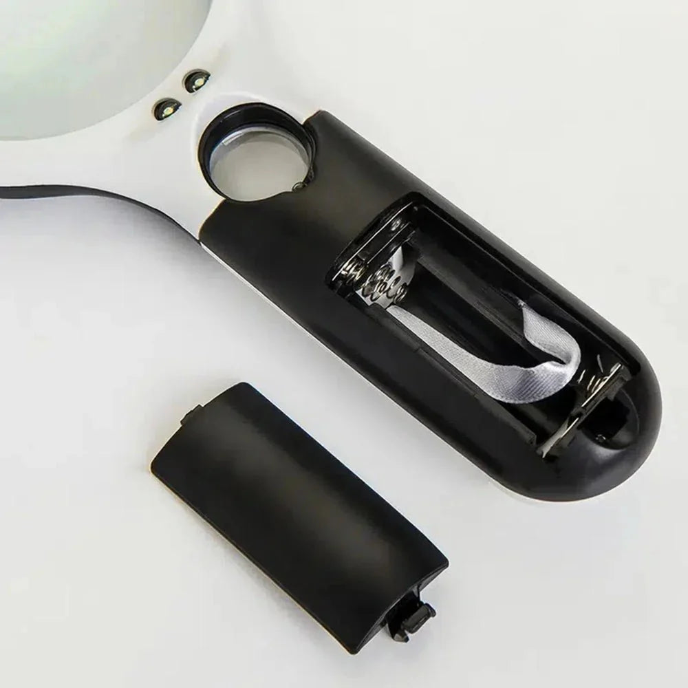 FOCUSMAX – 45X LED Handheld Magnifying Glass for Precision Viewing