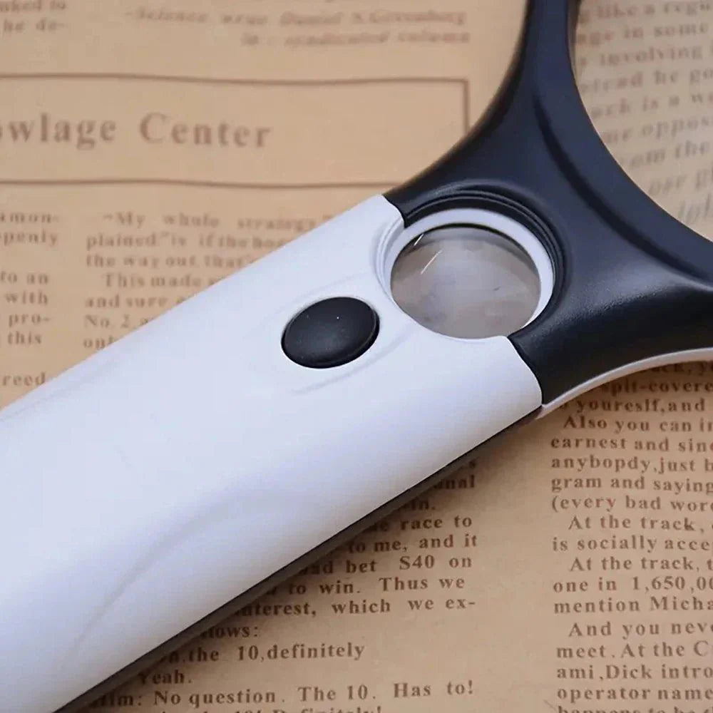 FOCUSMAX – 45X LED Handheld Magnifying Glass for Precision Viewing