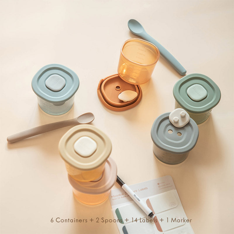 Flash Sale: Silicone Baby Food Containers (6 Pack)