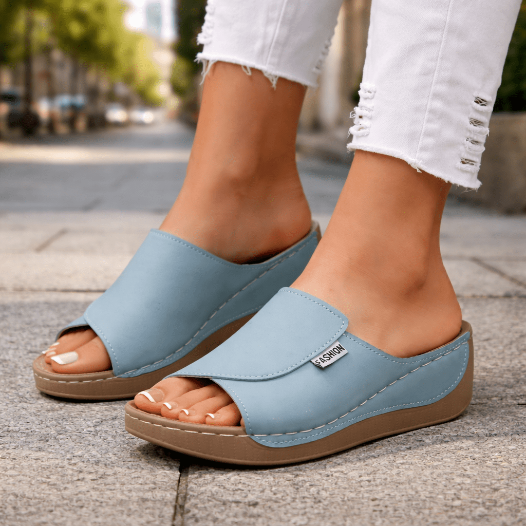 FOOTARA – Women’s Orthopedic Sandals with Adjustable Straps & Soft Cushioning