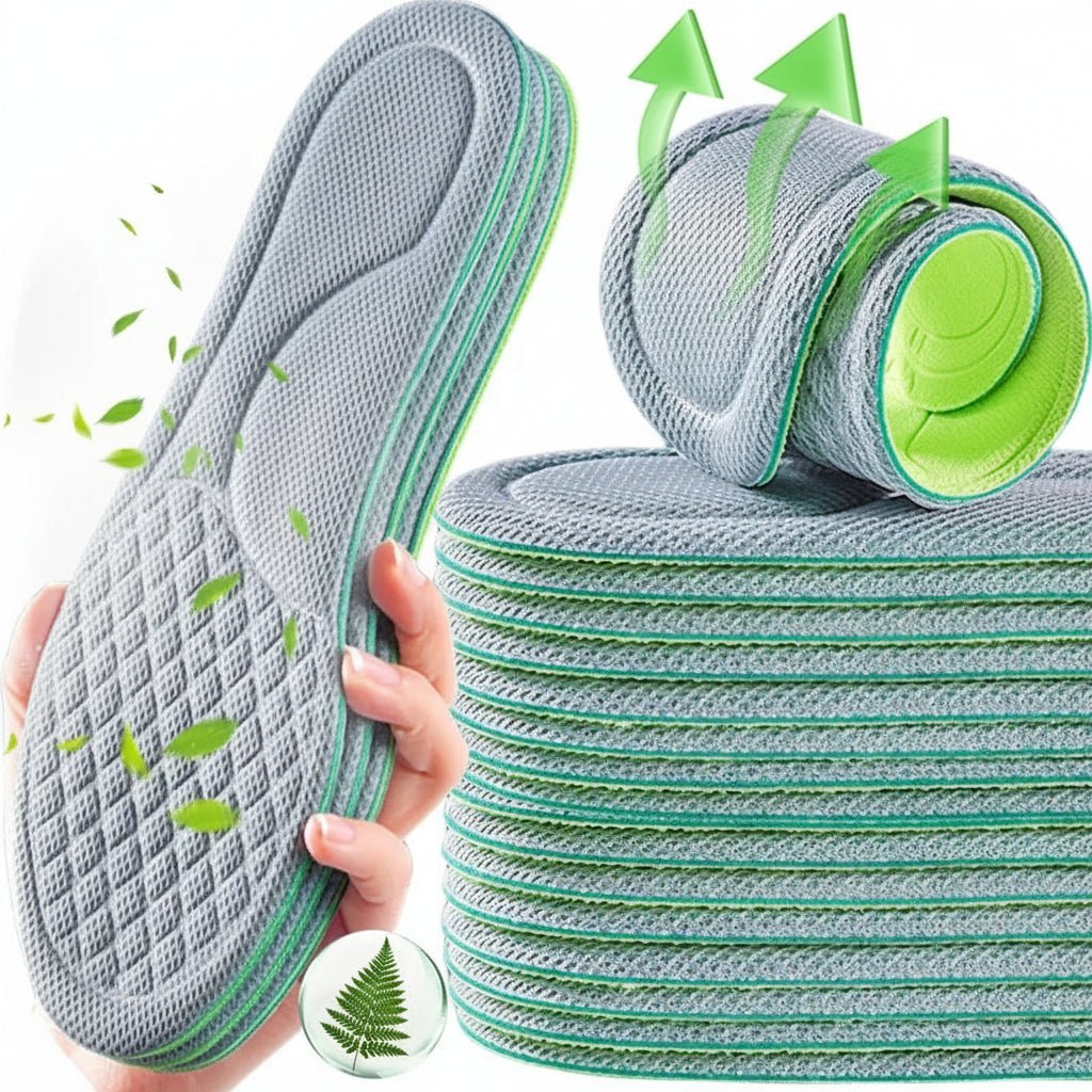 FOOTPURE – Unisex Memory Foam Orthopedic Insoles for Clean & Supportive Wear