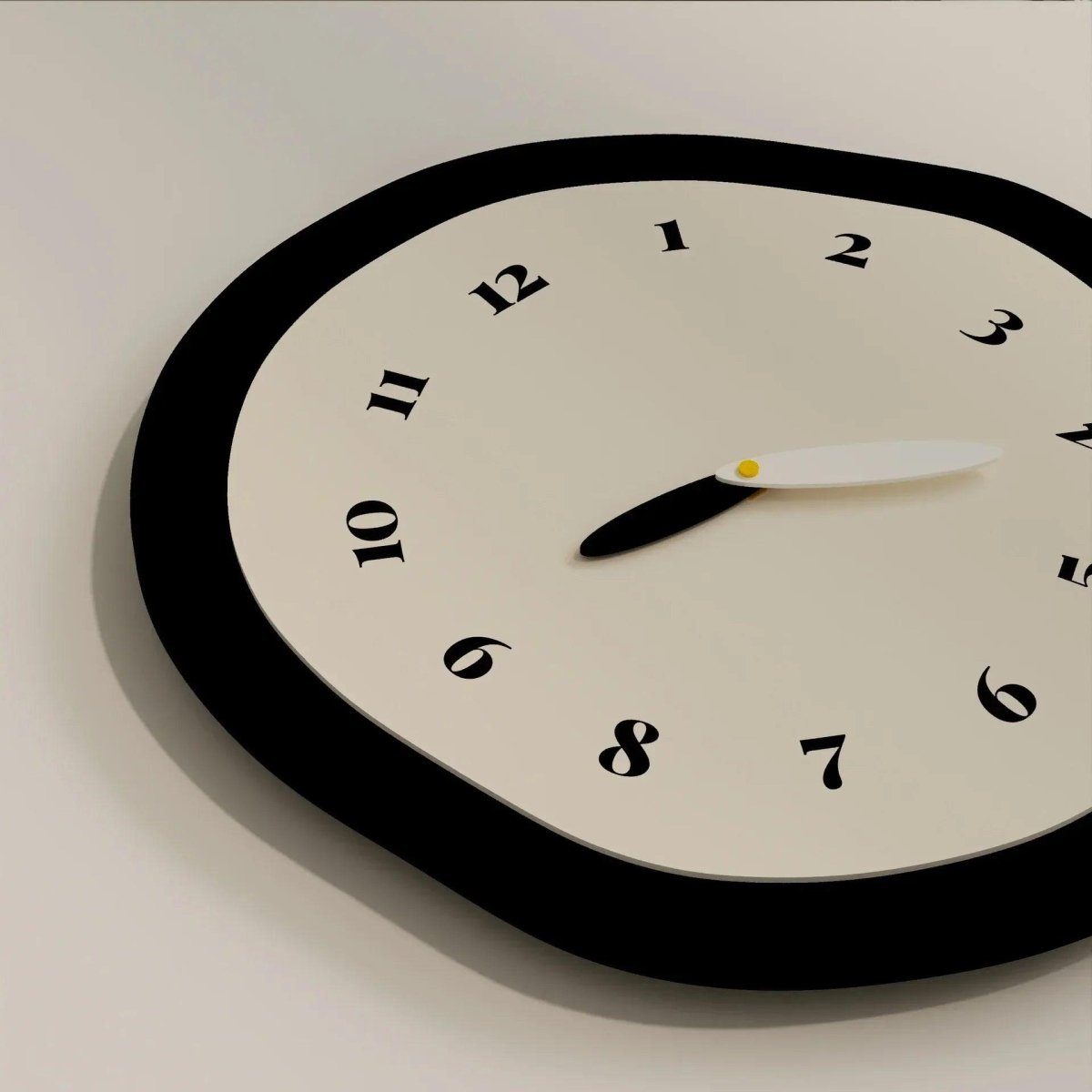 FORMLESS – Irregular Wall Clock with Silent Movement