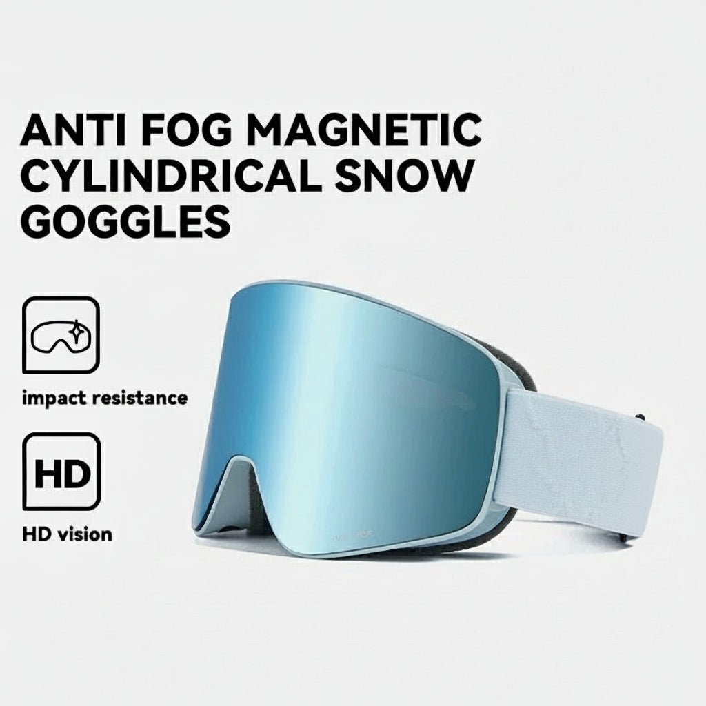 FROSTMAG VISION – Double Layer Anti-Fog Magnetic Ski Goggles with UV400 Protection
