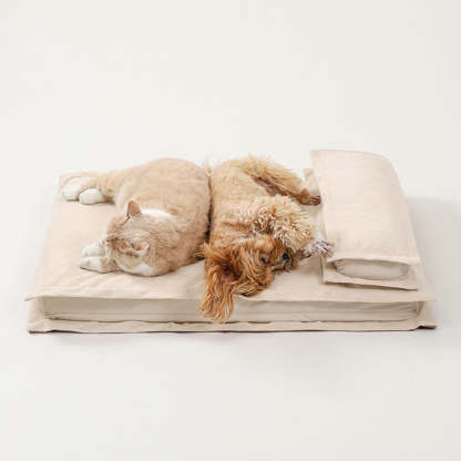 Anti-Anxiety Deep Sleeping Dog Bed with Sponge Support