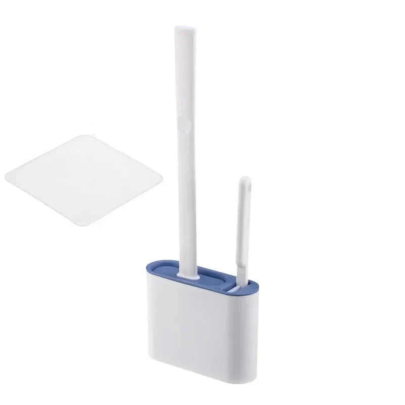 GERMFREE LOO – Silicone Toilet Brush with Holder for Hygienic Cleaning