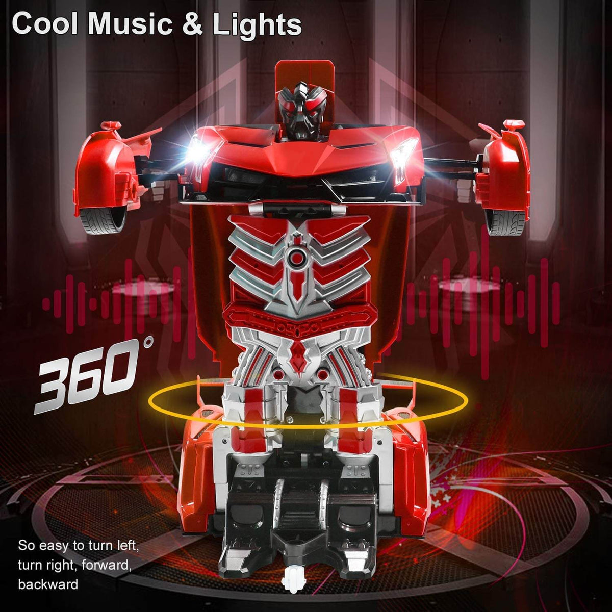 Remote Control Robot Car Transforming Toy