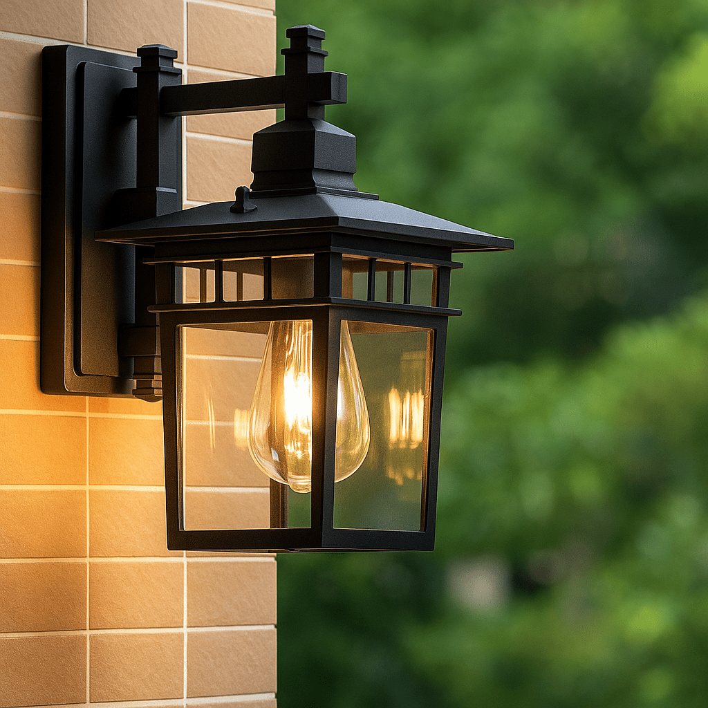 GlowGuard Outdoor Wall Lamp – Adjustable & Weatherproof Light for Home Exteriors