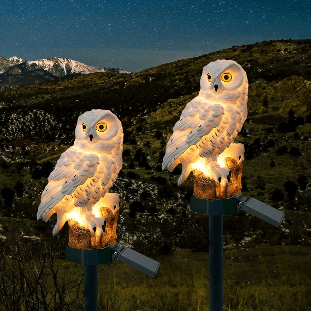 GLOWOWL – Solar Decorative Owl Light for Garden Paths and Yards