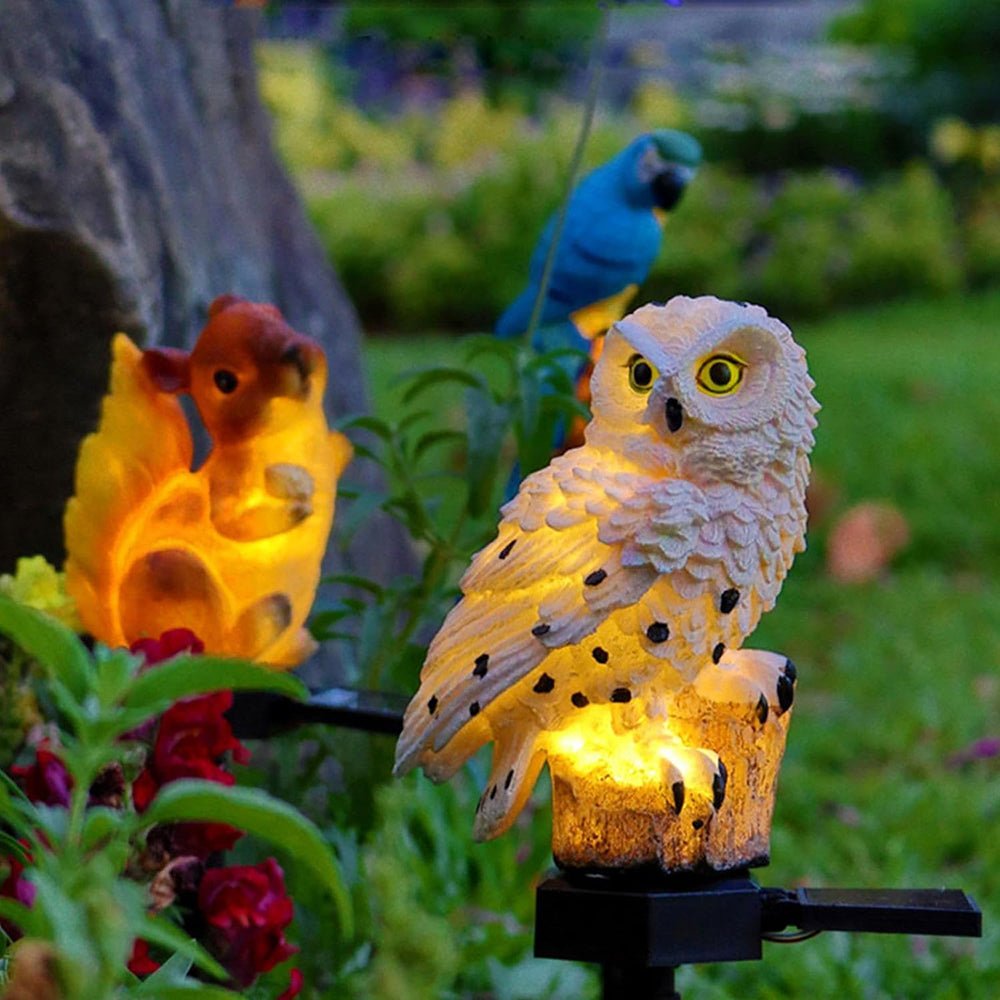 GLOWOWL – Solar Decorative Owl Light for Garden Paths and Yards