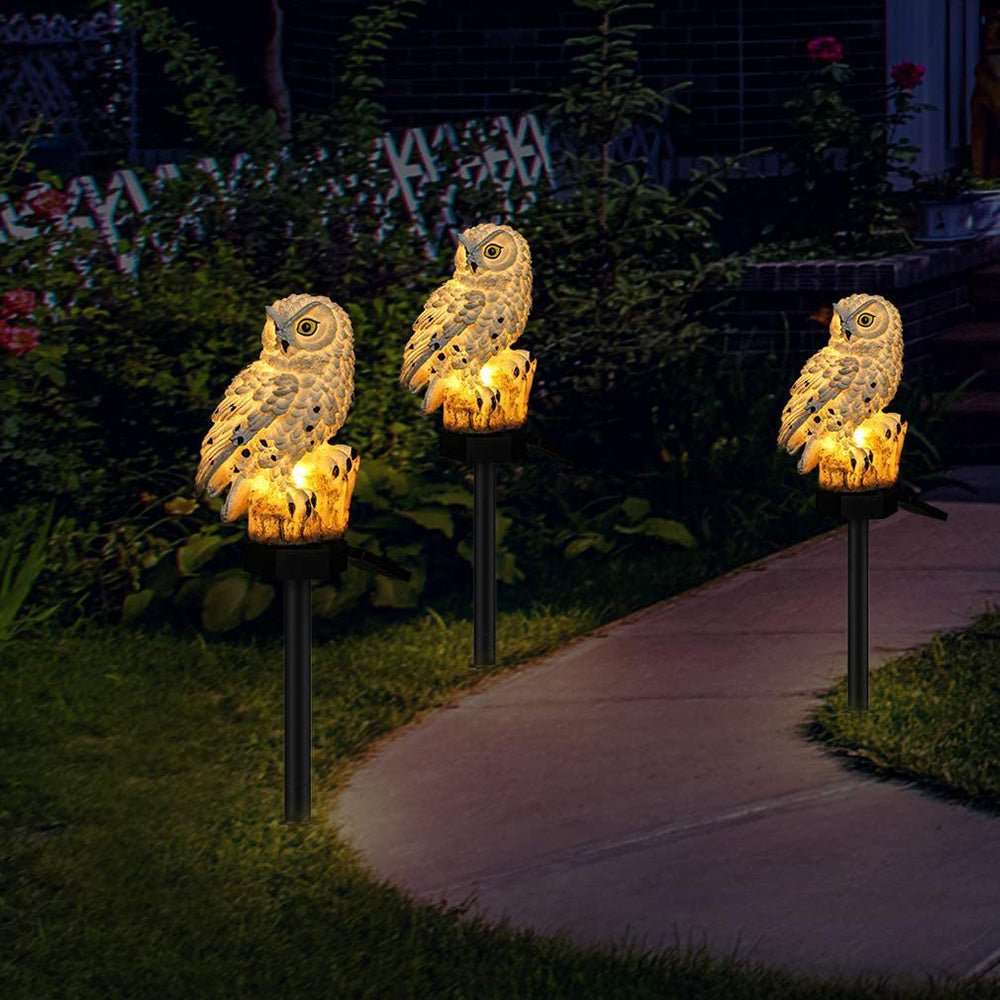 GLOWOWL – Solar Decorative Owl Light for Garden Paths and Yards