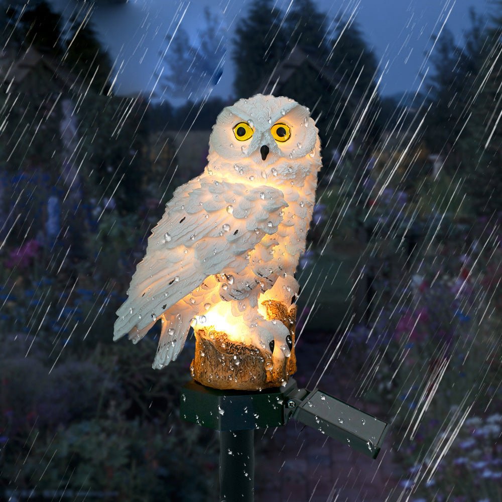 GLOWOWL – Solar Decorative Owl Light for Garden Paths and Yards