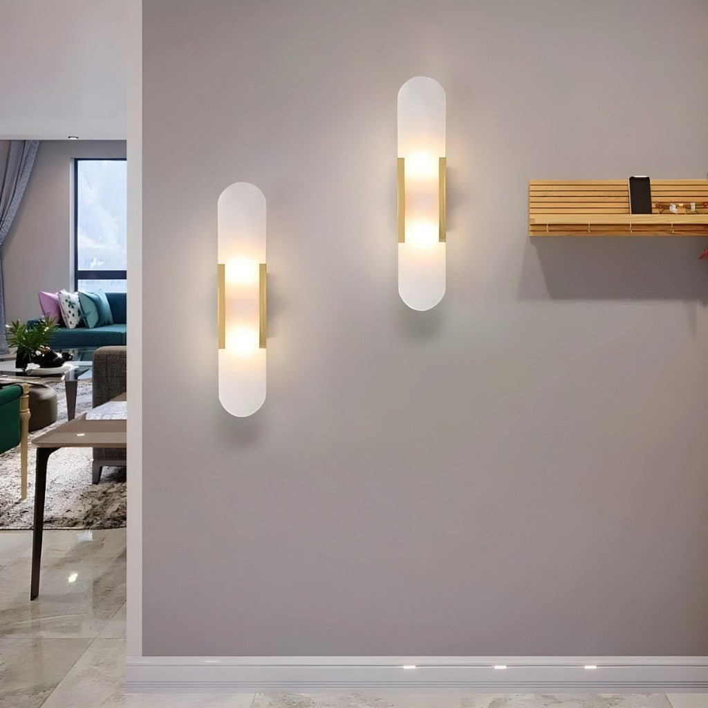 GOLDARC – Elegant Black and Gold LED Wall Lamp