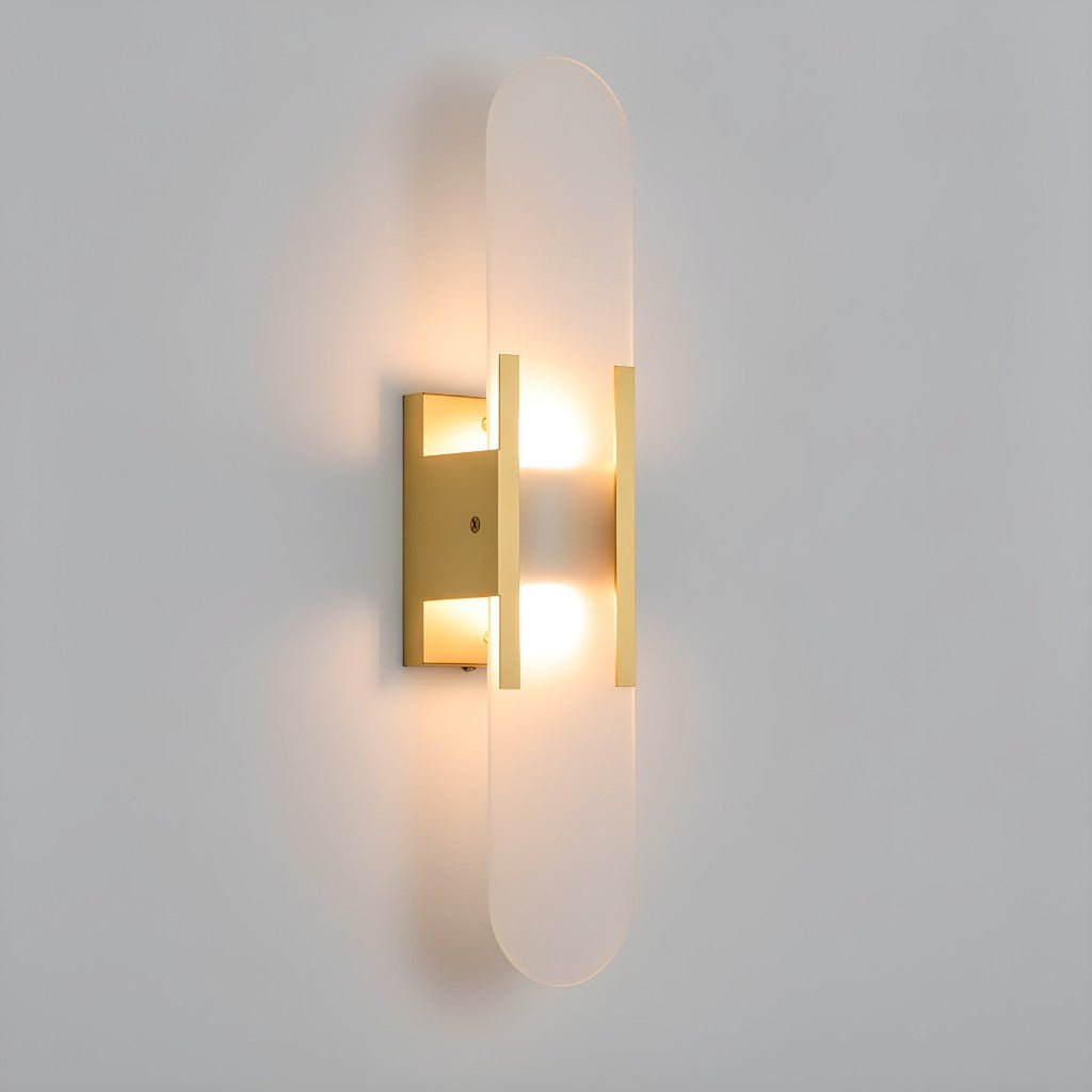 GOLDARC – Elegant Black and Gold LED Wall Lamp