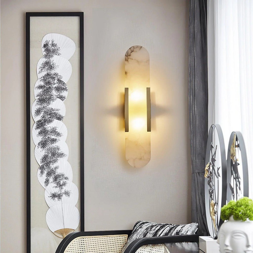 GOLDARC – Elegant Black and Gold LED Wall Lamp