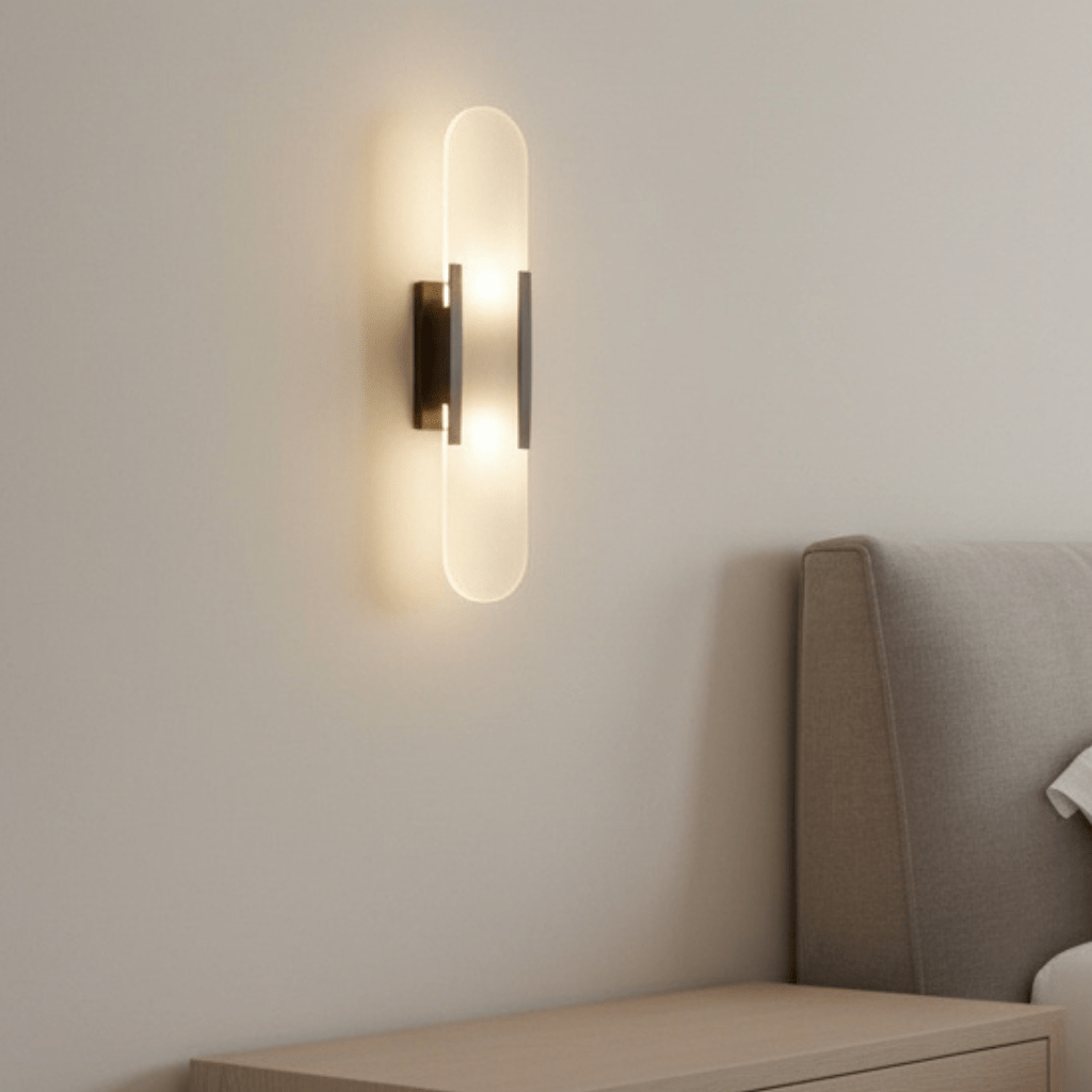 GOLDARC – Elegant Black and Gold LED Wall Lamp