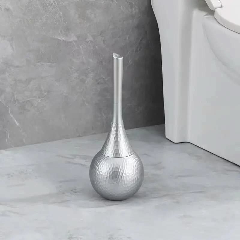 GOLDENLUXE – Sculpted Toilet Brush with Elegant Metallic Design for Modern Bathrooms