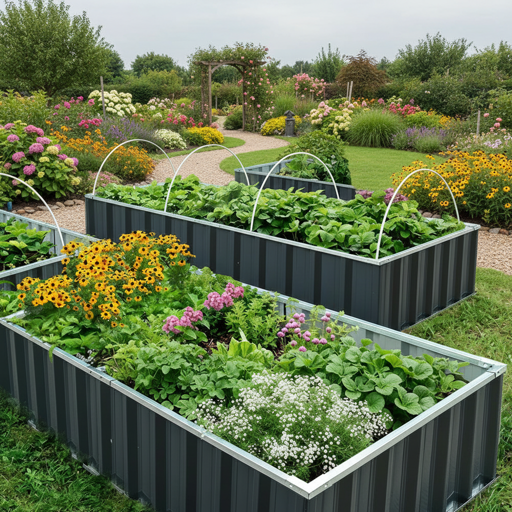 GROWEDGE – Premium Raised Garden Bed with Galvanized Steel