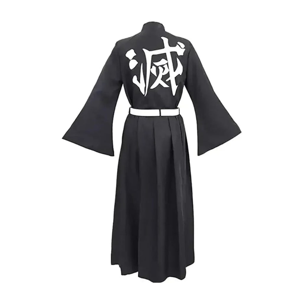 Halloween Anime Cosplay Costume and Outfits with High Collar Wide Sleeves Samurai Style
