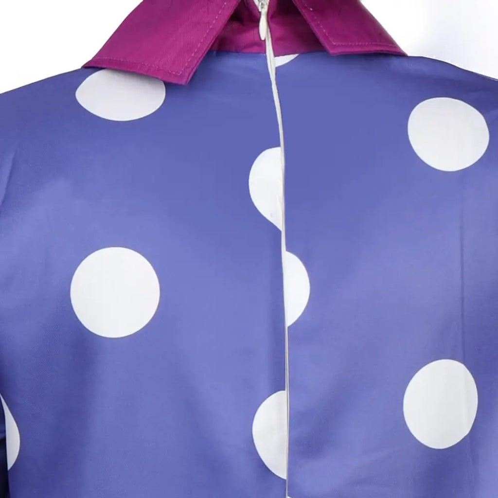 Halloween Cosplay Costume Character Dress with Polka Dot Pattern flying boy Collar