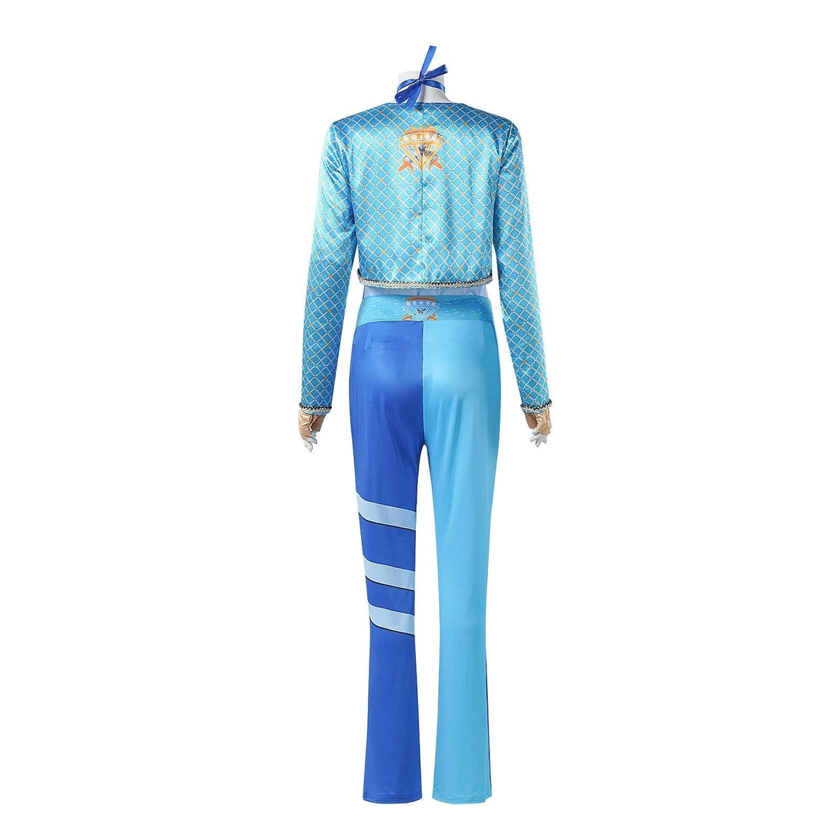Halloween Cosplay Costume with Cropped Jacket and Fingerless Gloves Sailor