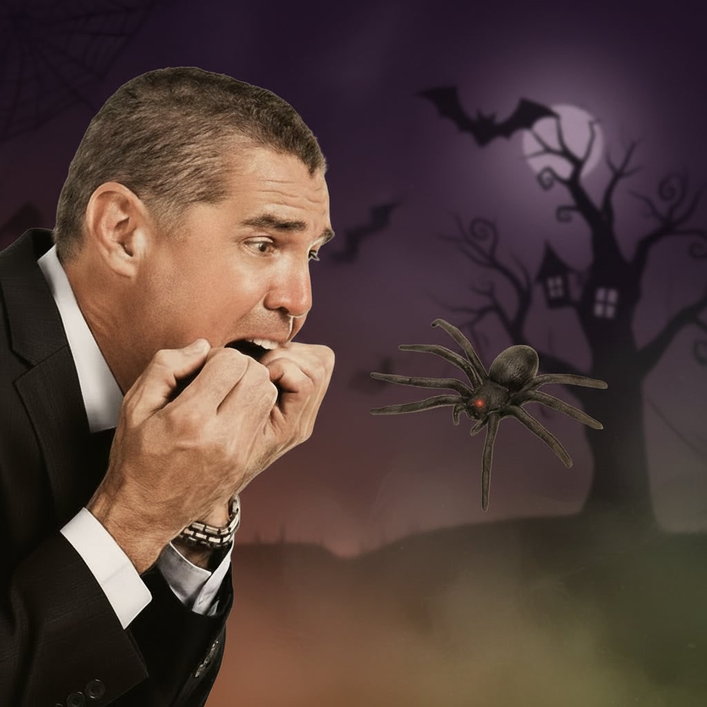 Halloween Gag Gift Boxes Funny Prank Spider Box with Jump Scare Mechanism Wooden Surprise